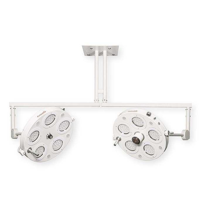 Медицинский двухкупольный хирургический светильник 5М 5С с камерой